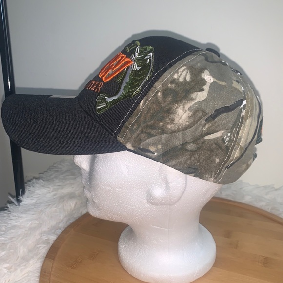 Joycap Black Hawk Cap Hat “Fish Now Work Later” Camo Adjustable - Picture 5 of 7